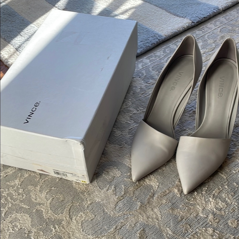 Vince gray high heels